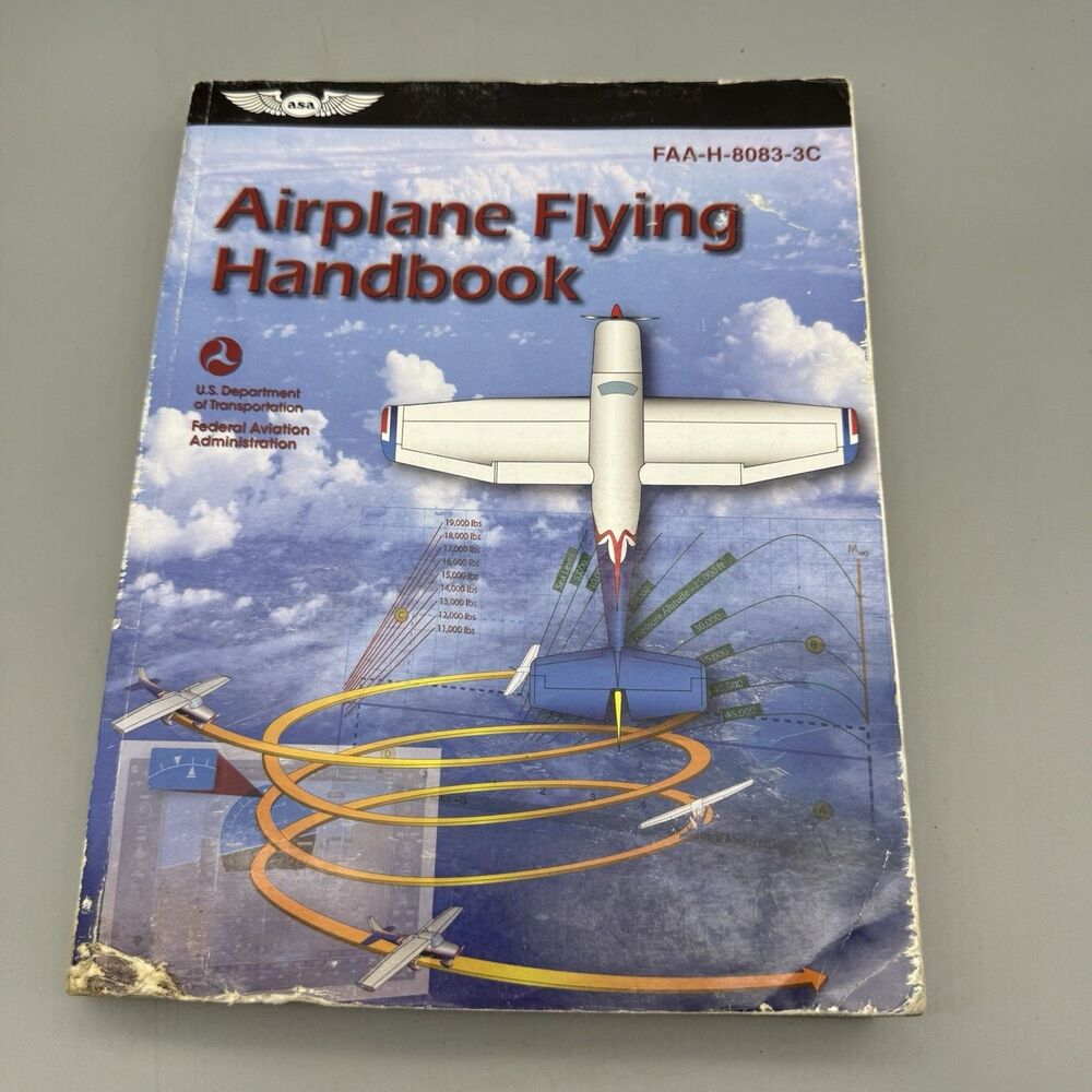 Airplane Flying Handbook: FAA-H-8083-3C (ASA FAA Handbook Series) paperback 2021